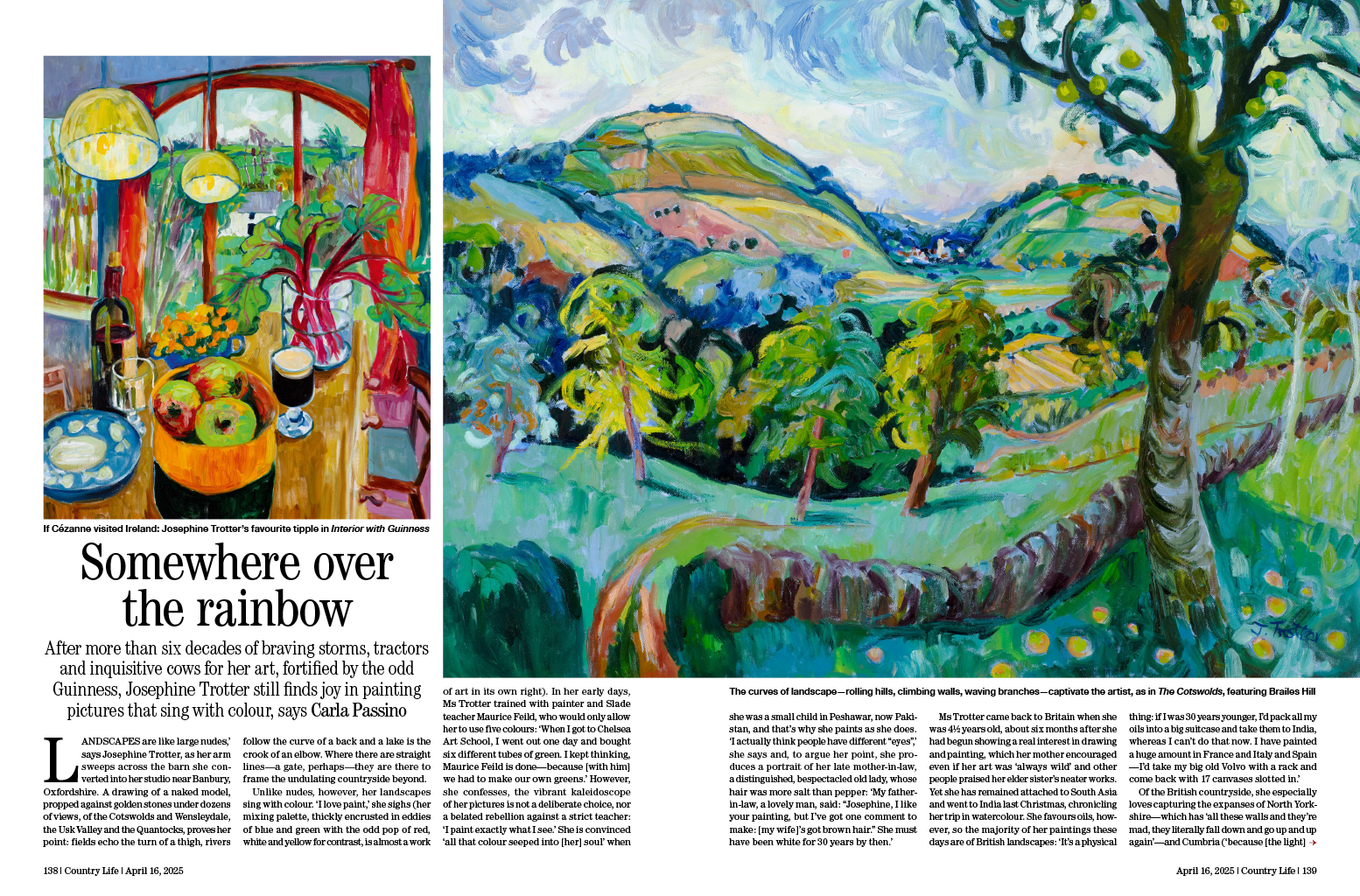 Josephine Trotter Country Life Editorial 16th April 2025