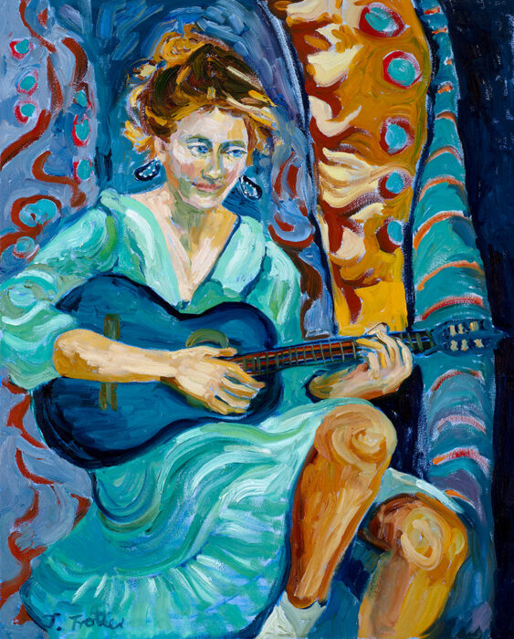 The Gig 30in x 24in 76cm x 61cm The Gig by Josephine Trotter